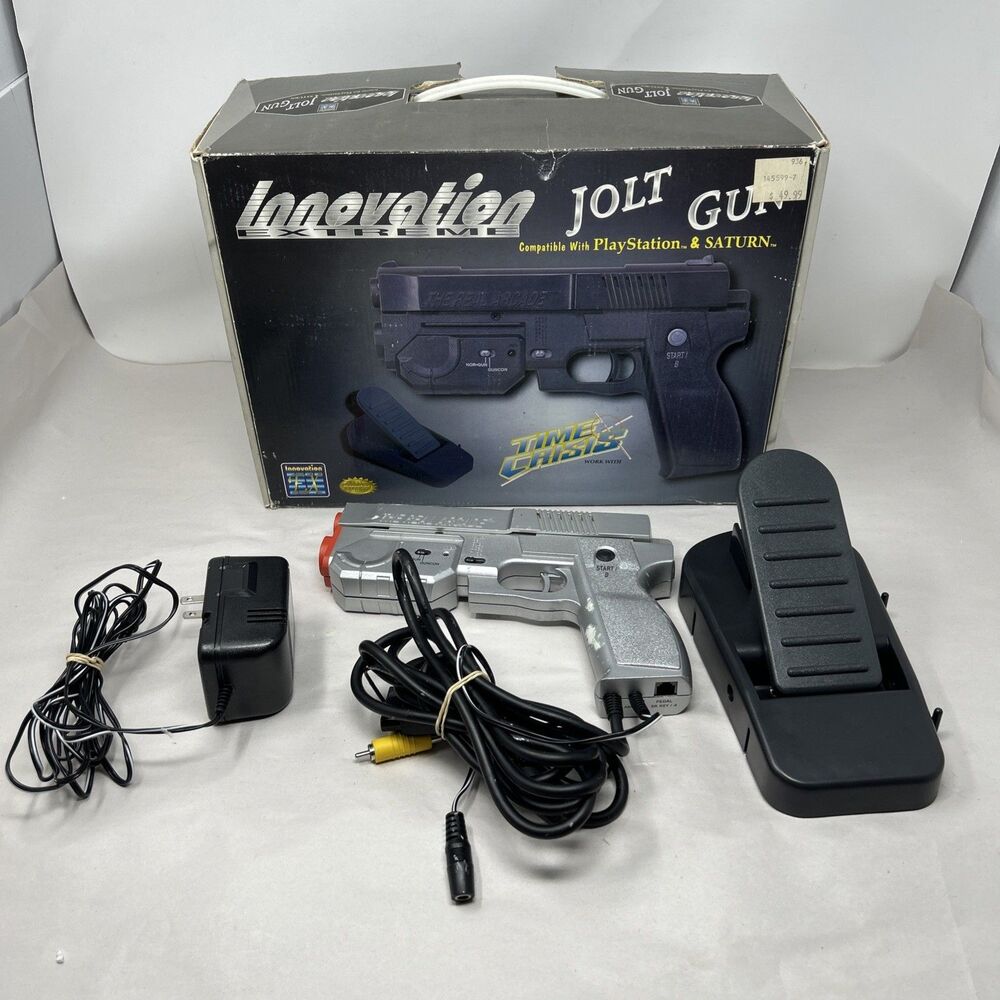 Innovation Extreme Jolt Gun for Sony Playstation 1 & Sega Saturn w/ box